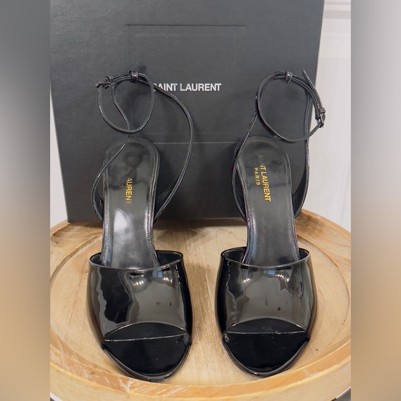 AUTHENTIC | Saint Laurent Scandale 110 Patent Sandal (with box) - Picture 2 of 11